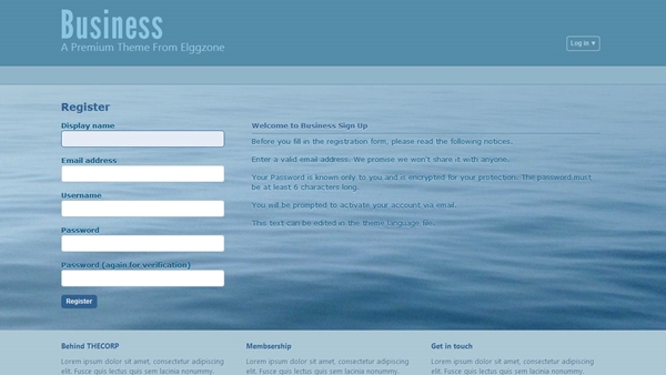 wordpress business template