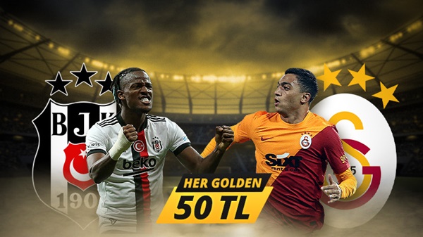 Mobilbahis’ten Beşiktaş - Galatasaray Derbisinden Gol Başına 50 TL Bonus